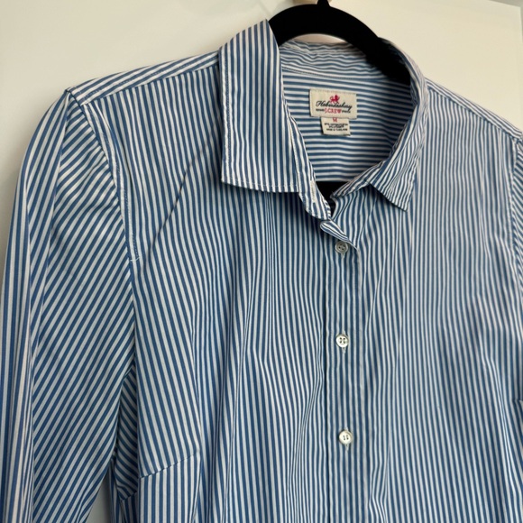 J.Crew blue stripe button down - Picture 2 of 4